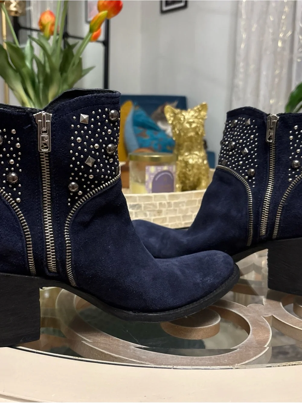 N/A elegant navy